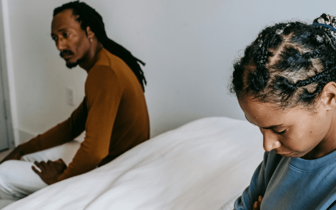 a couple unsure of how to rebuild trust in a relationship after cheating