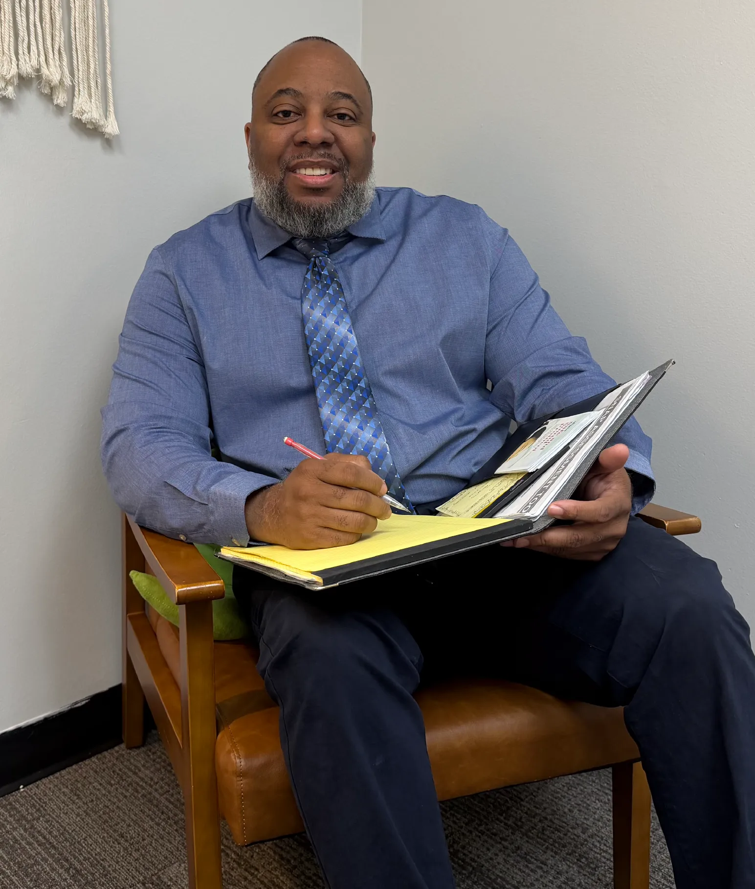 Cook Counseling therapist meeting with a client in a Columbus office